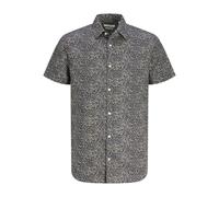 JACK & JONES Jprblasummer Print Shirt S/S Aw24 Camisa Casual, Grige/Fit: Slim Fit, M para Hombre