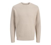 JACK & JONES Jprblubarkley Knit Crew Neck Ch, Beige, XL para Hombre