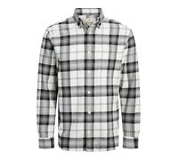 JACK & JONES Jprblubrook Check L/S Shirt Sn, Negro, S Hombres