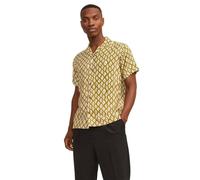 JACK & JONES JPRBLULINCOLN Print Resort Shirt S/S SN, Fir Green/AOP: Comfort Fit, S