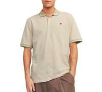 Jack & Jones Jprbluwin Polo Ss Noos Polo, Hombre, Beige, M