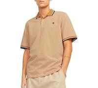 Jack & Jones Jprbluwin Polo Ss Noos Polo, Hombre, Naranja, S
