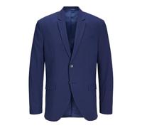 JACK & JONES Jprbushwick Harry Blazer Slim Fit Chaqueta de Traje, Azul Medieval. Ajuste: Ajustado, 56 para Hombre