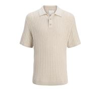 JACK & JONES Jprccjoel - Polo de Punto para Hombre, Blancocap Gris, M