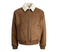 JACK & JONES Jprccluke Bomber Jacket Sn, Toffee, L, Beige, L