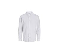 JACK & JONES Jprccpoplin Logo Comfort Shirt L/S Sn Camisa, Blanco Brillante. Ajuste: Ajuste cómodo, XXL para Hombre