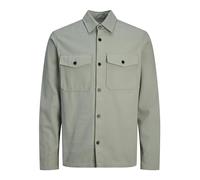 JACK & JONES Jprccroy Spring Solid Overshirt L/S Sn Camisa, Almohadilla de Lirio/Ajuste: Ajuste cómodo, XS para Hombre