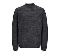 JACK & JONES Jprccziggi Knit Mock Neck Sn Jersey de Punto, Black Beauty/Detail:Melange, M para Hombre