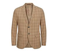 JACK & JONES JPRFRANCO Check Blazer Chaqueta de Traje, Petrified Oak/Checks:Super Slim FIT, 56 de los Hombres