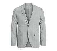 JACK & JONES Jprfranco Check Blazer Sn Sakko, Gris Claro/Cuadros: Ajuste Muy Ajustado, 48 para Hombre