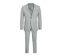 JACK & JONES Jprfranco Check Suit Sn Traje, Gris Claro/comprobaciones: Ajuste súper Ajustado, 50 para Hombre