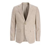 JACK & JONES Jprriviera Linen Blazer Slim Fit Sn Chaqueta de Traje, Beige, 50 Hombres