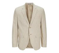 JACK & JONES Jprriviera Linen Blazer Slim Fit Sn, Travertine, 50 Hombres