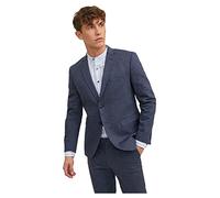 JACK & JONES Jprriviera Linen Sn Chaqueta de Traje, Navy Blazer/Fit: Slim Fit, 50 Hombres