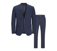 JACK & JONES Jprriviera Linen Suit Slim Fit Sn Pls Traje, Azul Marino/Ajustado: Corte Ajustado, 66 Große Größen para Hombre