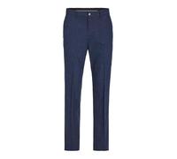 JACK & JONES Jprriviera Linen Trouser Slim Fit Sn Pantalón de Traje Entallado, Azul Marino/Ajustado: Corte Ajustado, 48 para Hombre