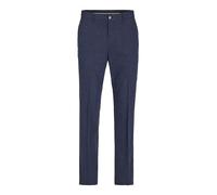 JACK&JONES JPRRIVIERA Linen Trouser Slim FIT SN, Pantalón Traje Slim fit Hombre, Dark Navy/Fit:Slim FIT,