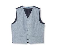 JACK & JONES Jprriviera Linen Waistcoat Chaleco de Traje, Azul Cambray/Ajuste: Slim fit, 54 para Hombre