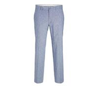 JACK & JONES Jprriviera Linen Trouser Slim Fit Sn, Azul náutico, 56 Hombres