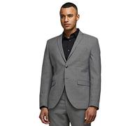 Jack & Jones Jprsolaris Blazer Noos Chaqueta de Traje, Gris Claro, 56 para Hombre