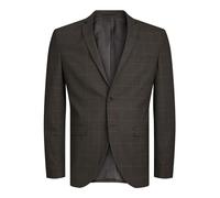 JACK & JONES Jprsolaris Check Blazer Sn Sakko, Pastel de Chocolate: Corte Muy Ajustado, 56 Hombres