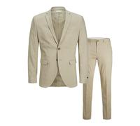 JACK & JONES JPRSOLARIS Check Suit, Travertino/Cuadros: Corte Muy Ajustado, 54