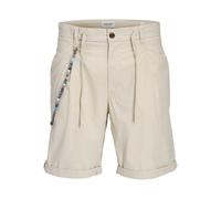 JACK & JONES Jpstace Emilio Pleated Chino Short SRT, Beige, M