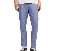 JACK & JONES Jpstace Jjsummer - Pantalón de Punto de Mezcla de Lino para Hombre, Gris, 31W / 32L