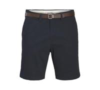 JACK & JONES Jpstadam Pantalones Cortos Chinos con cinturón SRT, Azul Marino, S