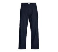 JACK & JONES Jpstalex Hunter Corduroy Carpenter Pantalones de Trabajo para Hombre, Azul Marino, 36W / 32L