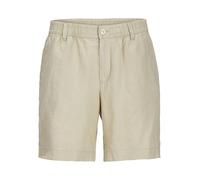 JACK & JONES JPSTBILL JJLAWRENCE - Pantalones Cortos de Lino, Fields of Rye, S