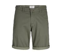 JACK & JONES JPSTBOWIE - Pantalón Corto con Estampado SN, Noche de Oliva, M
