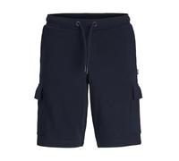 JACK & JONES Jpstbradley Sweat Cargo Shorts GMS Jnr Pantalones Cortos, Azul Marino, 164 para Niños