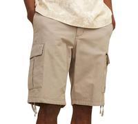 JACK & JONES Jpstcold Barkley Jjcargo Pantalones Cortos Sn Cargo, Vajilla, M para Hombre