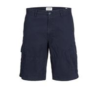 JACK & JONES Jpstcole Mateo Cargo Short Mid, Azul Marino, M Hombres
