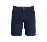 JACK & JONES Jpstdave Jjchino-Pantalones Cortos, Azul Marino, S Hombres