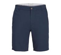 JACK & JONES Jpstdave Jjlinen Shorts AKM PS Pantalones Cortos Chinos, Azul Marino. Detalles: sólido, 42 Grande Hombres