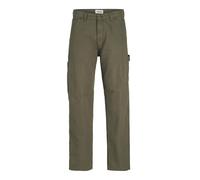 JACK & JONES Jpsteddie Jjbarkley Carpenter Pant Pantalones Cargo, Noche de Oliva, 31W x 32L para Hombre