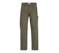 JACK & JONES Jpsteddie Jjbarkley Carpenter Pant Pantalones Cargo, Noche de Oliva, 31W x 36L para Hombre