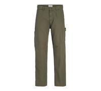 JACK & JONES Jpsteddie Jjbarkley Carpenter Pant Pantalones Cargo, Noche de Oliva, 33W x 34L para Hombre