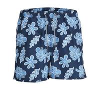 JACK & JONES Jpstfiji Jjswim AOP Ss24 LY Sn Bañador Corto, Costa del Pacífico, S para Hombre
