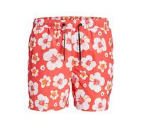 JACK & JONES Jpstfiji Jjswim Bahama Bañador para Hombre, Coral, M