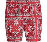 Jack & Jones Jpstfiji Jjswim-Bandana Bañador para Hombre, Rojo Chino, XL