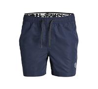Jack & Jones Jpstfiji Jjswim Db Wb Ly Sn Bañador corto, Hombre, Marino, M