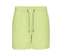 Jack & Jones Junior Bermudas 'JPSTFiji' verde neón / lila oscuro / blanco, Talla 140