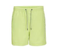 JACK & JONES Jpstfiji Jjswim Double Logo Sn LY - Pantalones Cortos para Hombre, Verde Lima, S