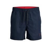 Jack & Jones Jpstfiji Jjswim Solid Sn Ly Bañador corto, Hombre, Marino, M