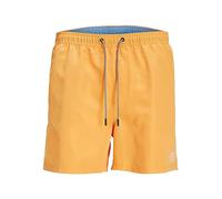 Jack & Jones Jpstfiji Jjswim Solid Sn Ly Bañador corto, Hombre, Naranja, M