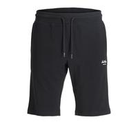 JACK & JONES Jpstgordon Archive - Pantalones Cortos de chándal Mid Pls, Talla Grande, Negro, 48
