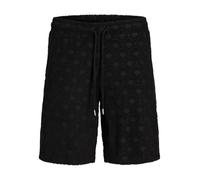 JACK & JONES Jpstjaiden Infinity Towelling - Pantalones Cortos para Hombre, Negro, S